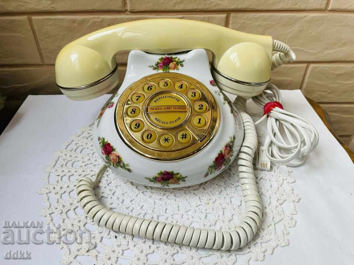 ROYAL ALBERT telefon frumos din porțelan de os din Anglia
