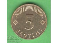 (¯`'•.¸ 5 cenți 2005 LETONIA ¸.•'´¯)