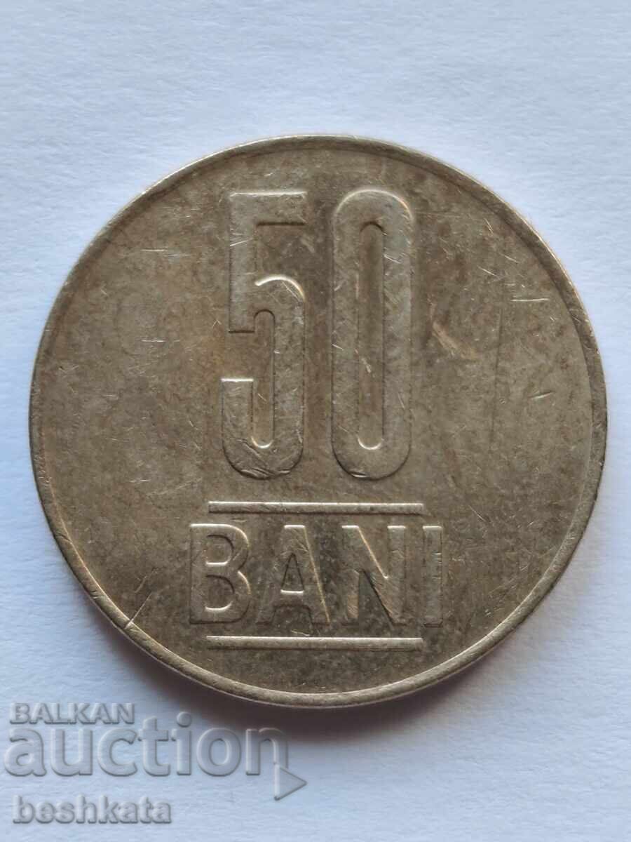 România - 50 bani (2022) cu preț € 0.27 | 0.53 BGN