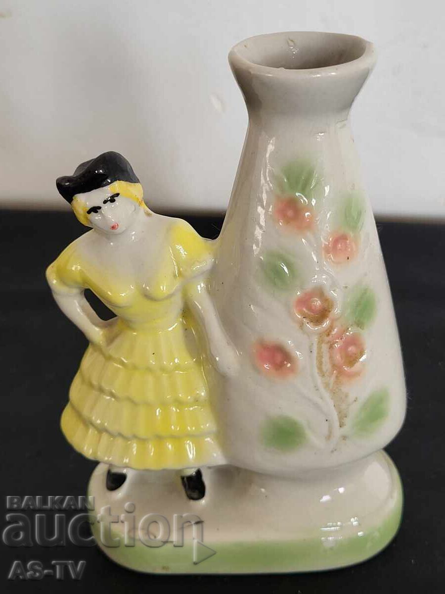 Δημοπρασία Πορσελάνινη φιγούρα - θήκη για κάρτες