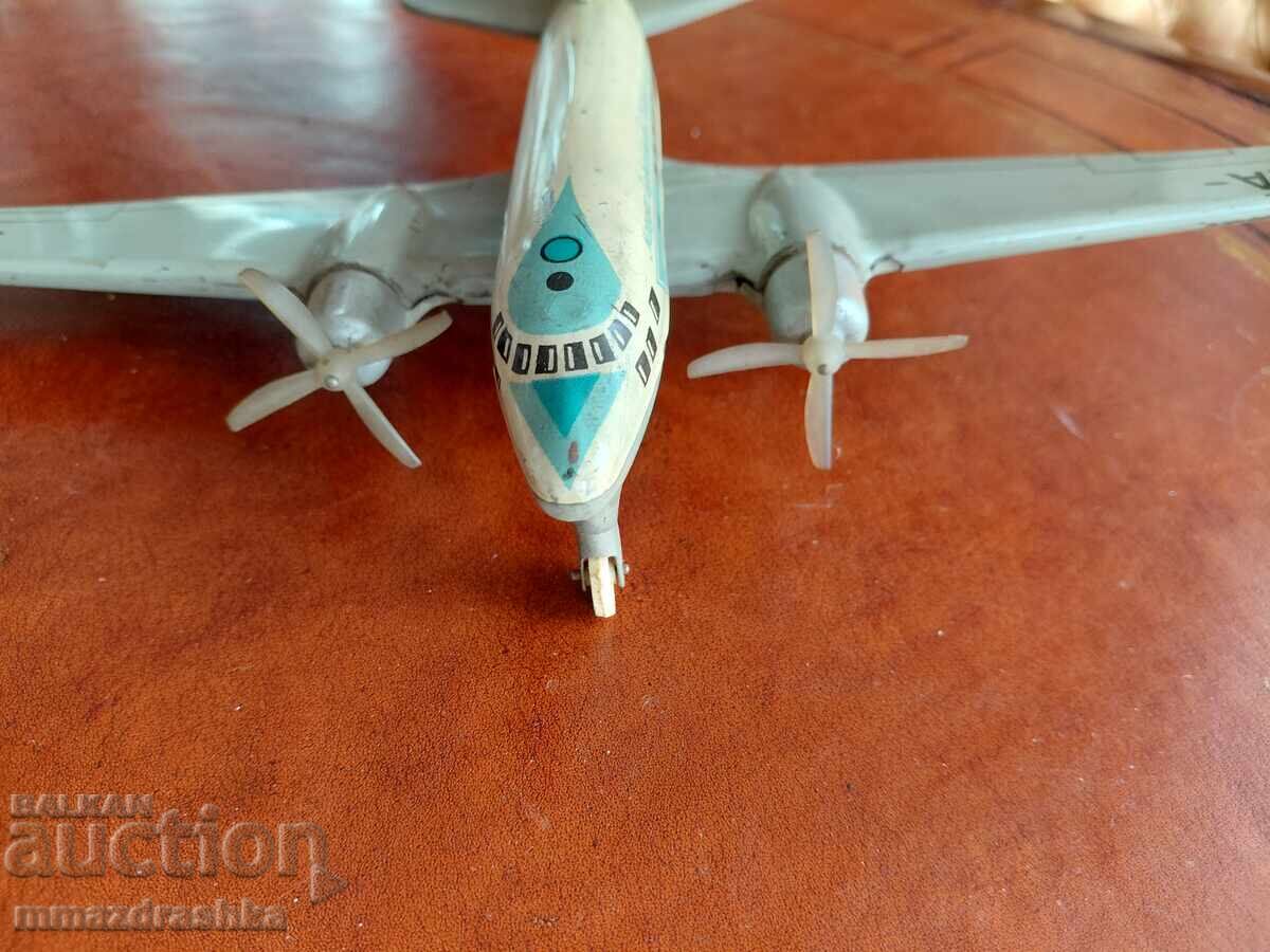 Auction  Metal airplane from the socialist era