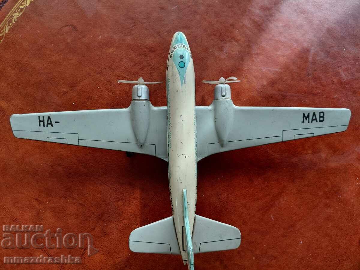 Metal airplane from the socialist era