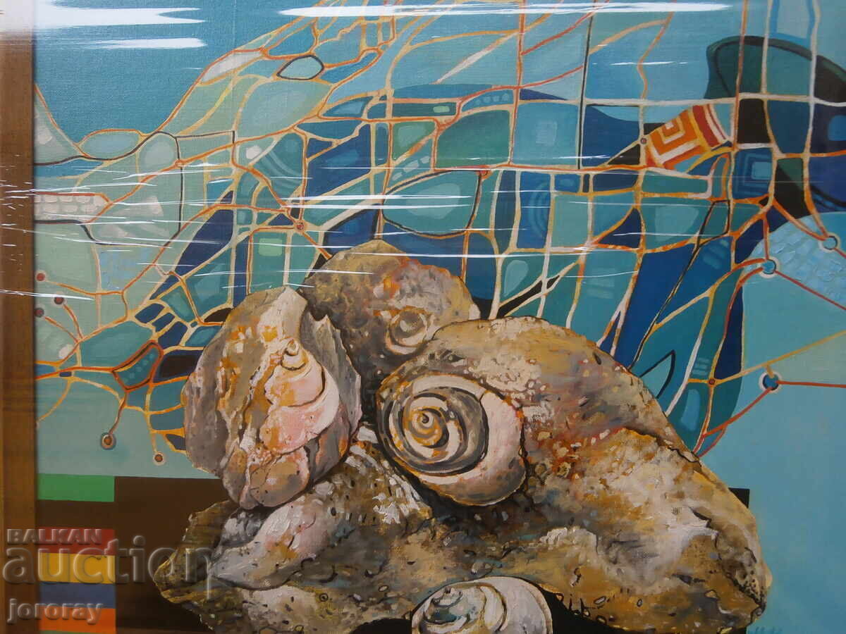 Abstracție N.Kuchkov m.b. pânză 60x60cm cu preț € 300.00 | 586.75 BGN