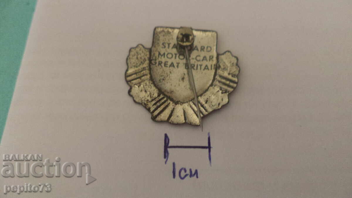 Advertising badge, Standard Motor Company, car company - 5