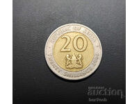 ❤️ ⭐ Kenya 2009 20 șilingi ⭐ ❤️