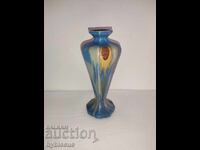 Ceramic vase Faïencerie de Thulin in Belgium