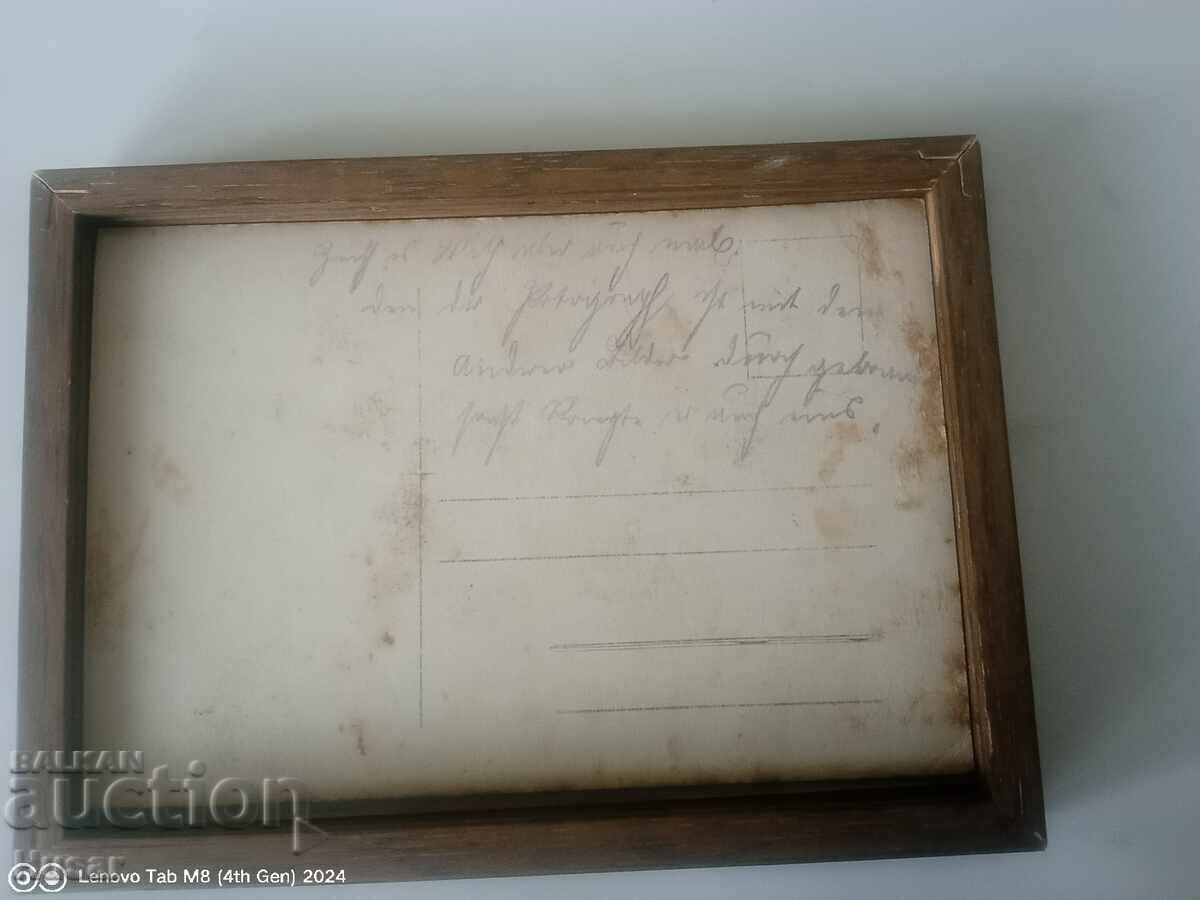 Fotografie Soldați Germani Primul Război Mondial 1915 în ramă - 5