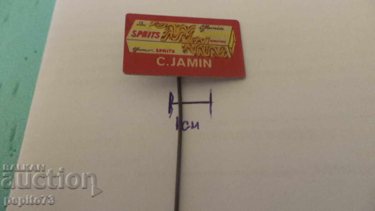 znachka reklamna ,C. Jamin,tip biscuiți cu ulei cu preț € 1.00 | 1.96 BGN