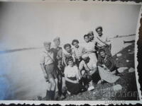 Fotografie veche, Pe Dunăre vara, anul 1940, Ruse