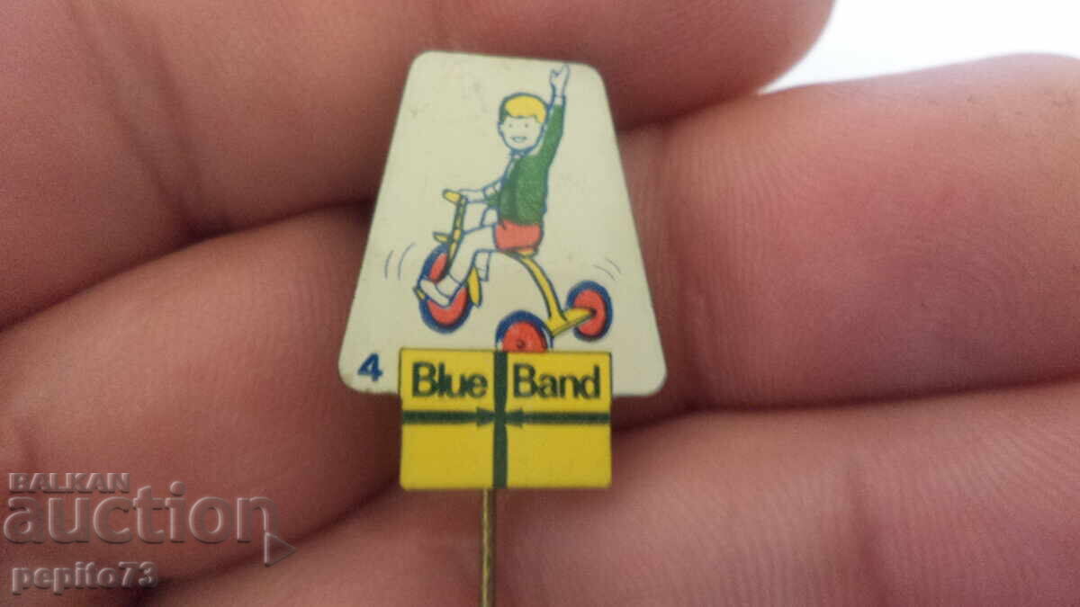 Advertising badge, Blue Band, margarine brand