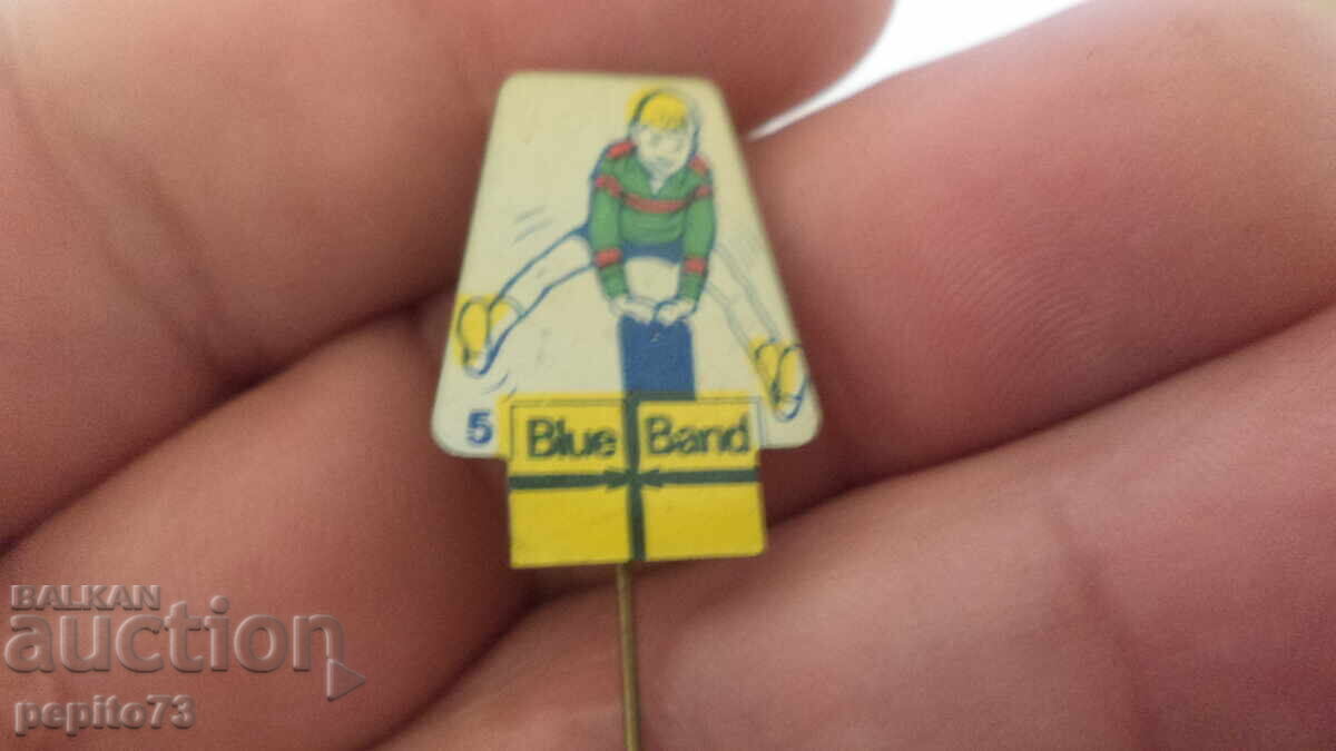 значка рекламна ,Blue Band,марка маргарин