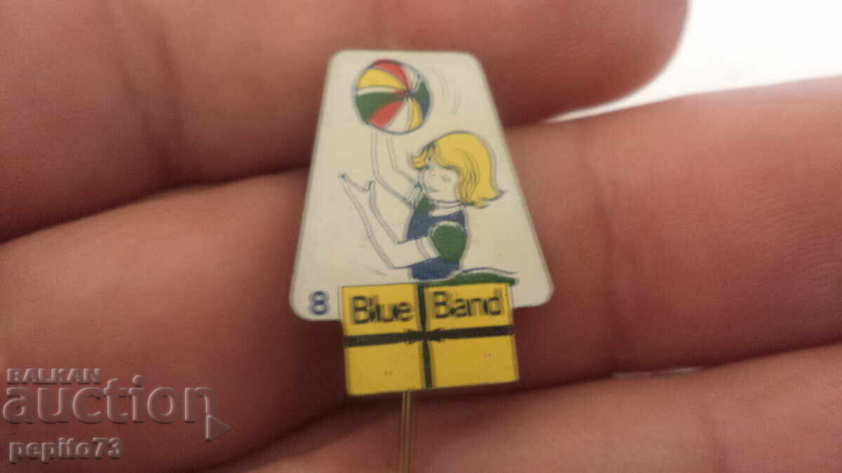 Advertising badge, Blue Band, margarine brand