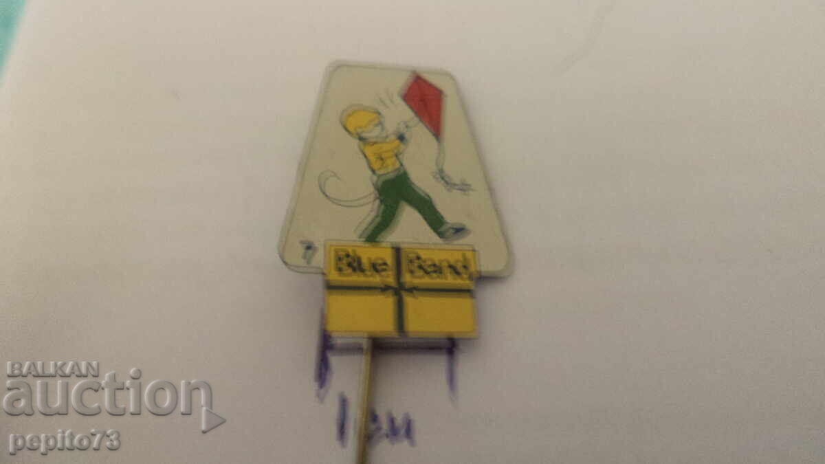 Διαφημιστικό σήμα, Blue Band, μάρκα μαργαρίνης με τιμή € 1.00 | 1.96 BGN Διαφημιστικό σήμα, Blue Band, μάρκα μαργαρίνης με τιμή € 1.00 | 1.96 BGN