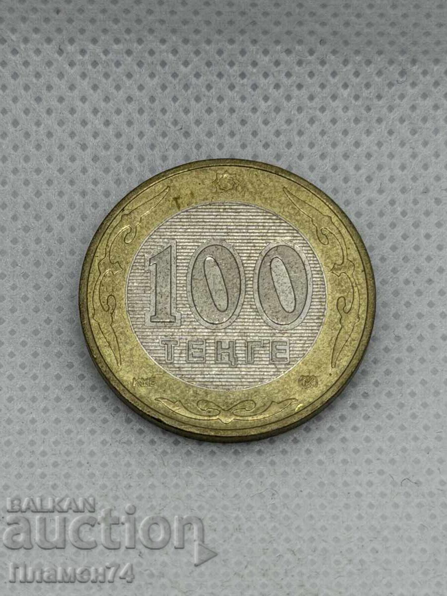 100 tenge 2003 Καζακστάν Εθνικό νόμισμα. Αρχάρ 100 tenge 2003 Καζακστάν Εθνικό νόμισμα. Αρχάρ