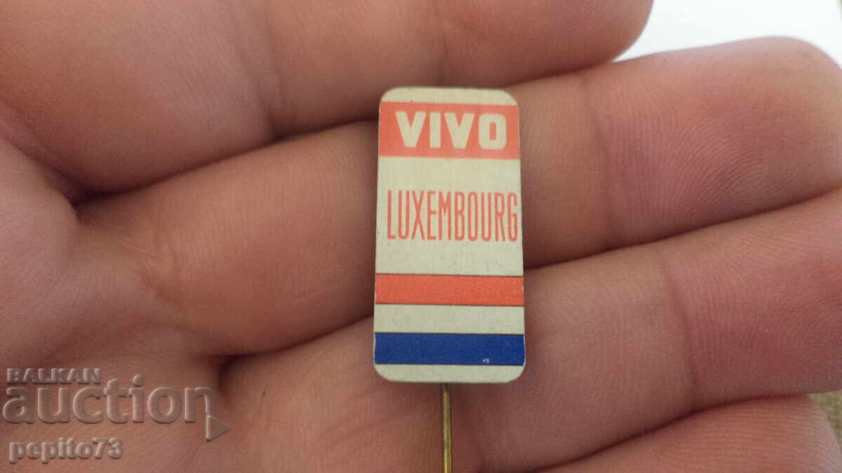 значка рекламна ,VIVO Luxemboorg, търговска организация