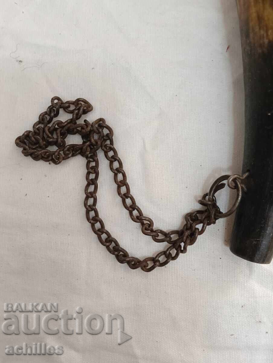 Old barutnik horn with price € 10.00 | 19.56 BGN