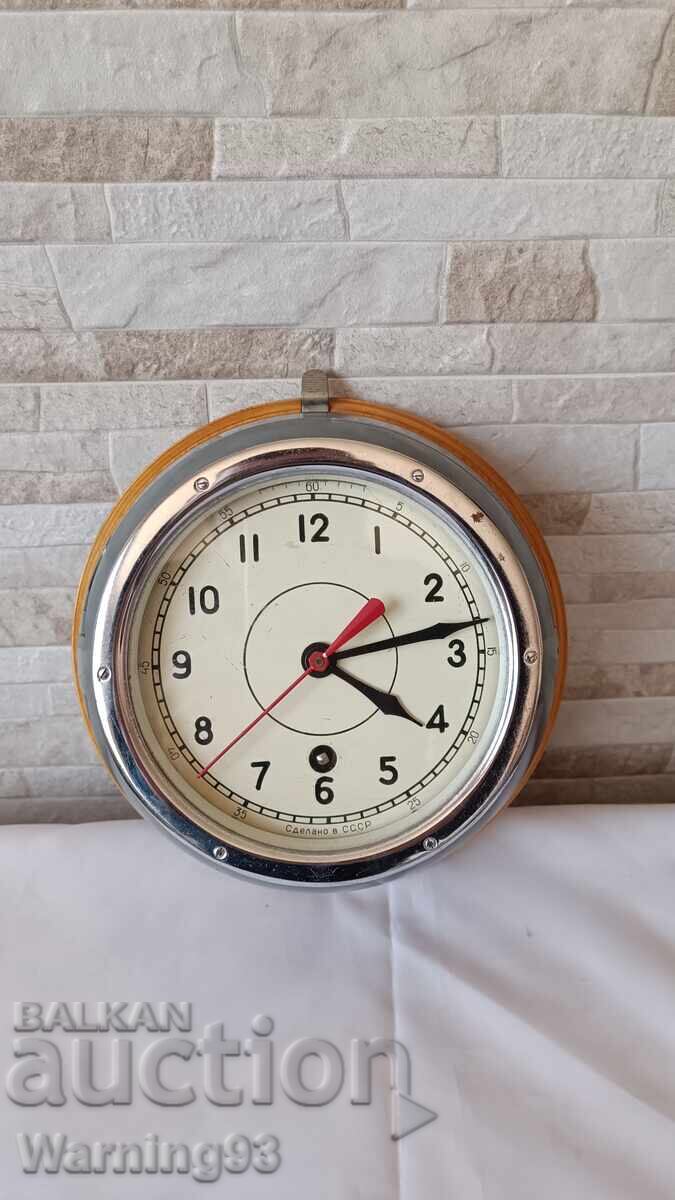 Old Russian Ship's Clock - OChZ - 1970 Old Russian Ship's Clock - OChZ - 1970