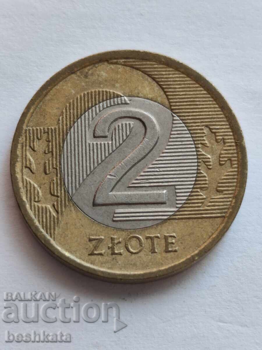 Polonia - 2 zloți (1995) cu preț € 0.60 | 1.17 BGN