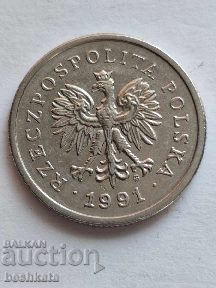 Polonia - 1 zloți (1991)