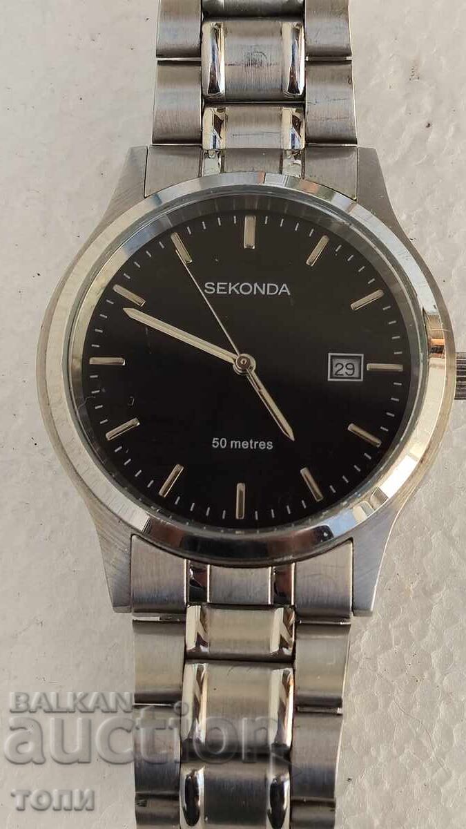 SEKONDA QUARTZ ΣΠΑΝΙΟ ΔΕΝ ΞΕΡΩ ΑΝ ΛΕΙΤΟΥΡΓΕΙ BZTS!!!! με τιμή € 1.50 | 2.93 BGN