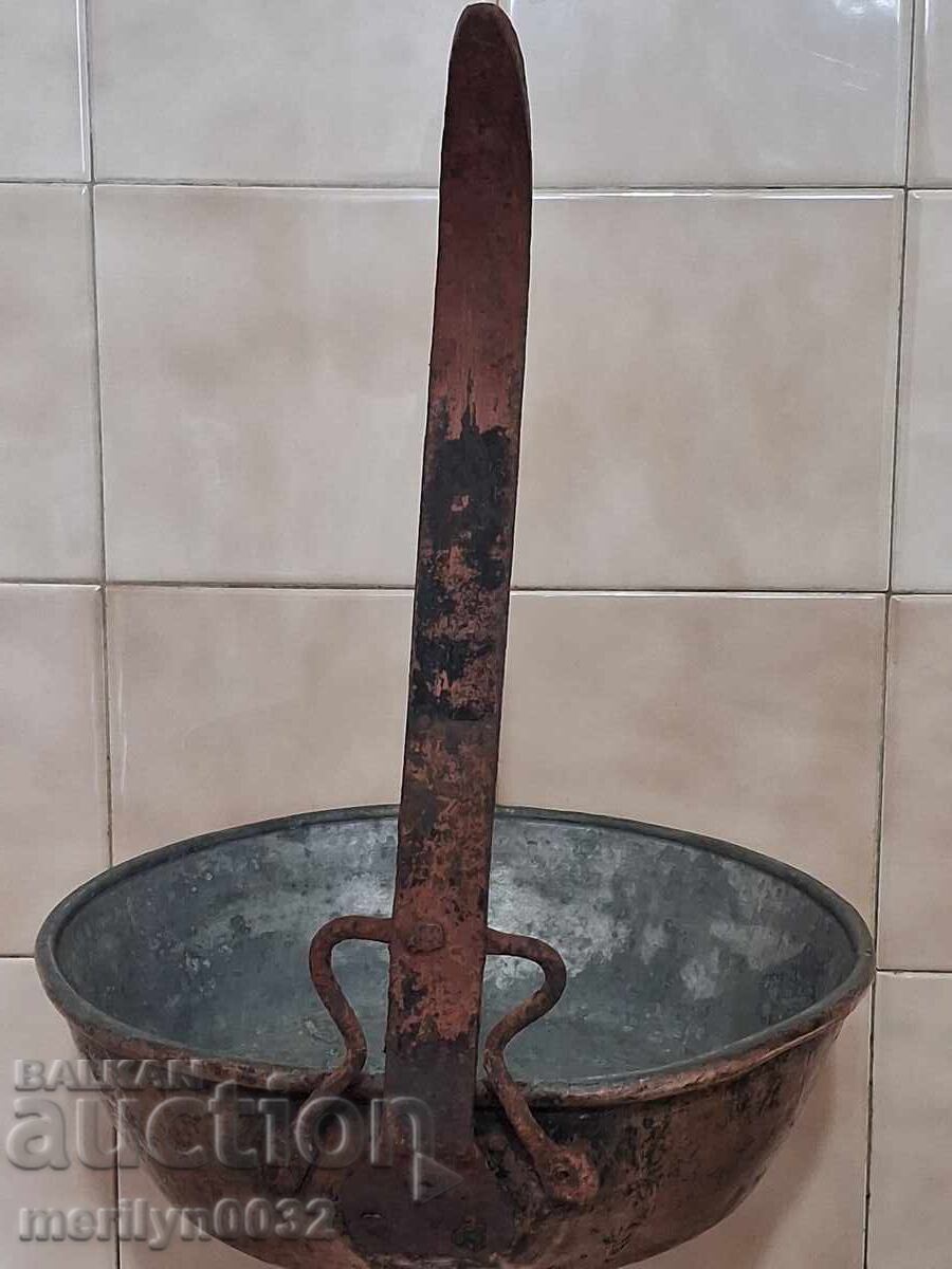 Tavă veche de cupru, cupru, tavă, vas de cupru cu preț € 55.76 | 109.06 BGN