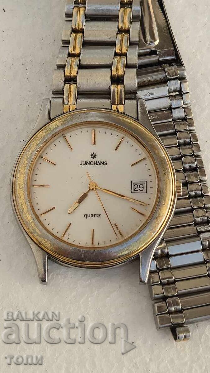 JUNGHANS GERMANY MADE QUARTZ ΣΠΑΝΙΟ ΔΕΝ ΞΕΡΩ ΑΝ ΛΕΙΤΟΥΡΓΕΙ BZC με τιμή € 0.01 | 0.02 BGN