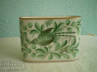 Collector's porcelain vase by the Herend brand, decorated