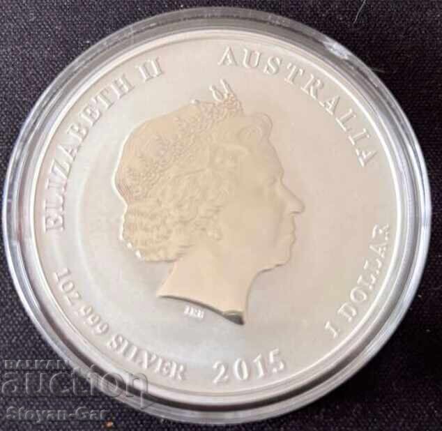 Silver Coin Lunar Series 2 Colorized 2015 1 oz with price € 139.00 | 271.86 BGN