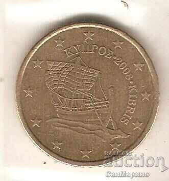 Cipru 50 eurocenți 2008 cu preț € 1.10 | 2.15 BGN