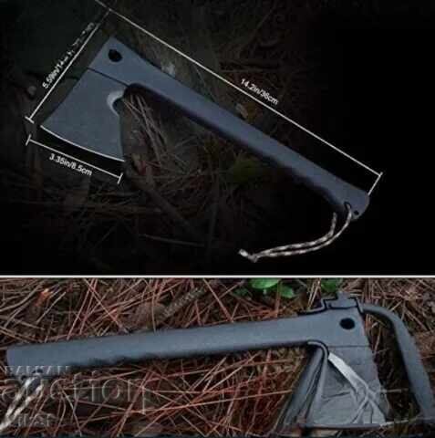 Topor turistic multifuncțional 5 în 1 - 5 Topor turistic multifuncțional 5 în 1 - 5