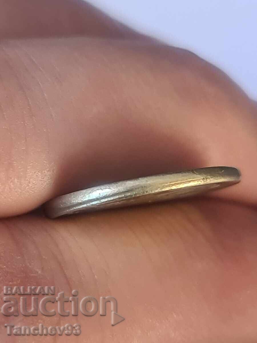 Auction  RARE DEFECT: 20 stotinki 1999. RARE DEFECT: 20 stotinki