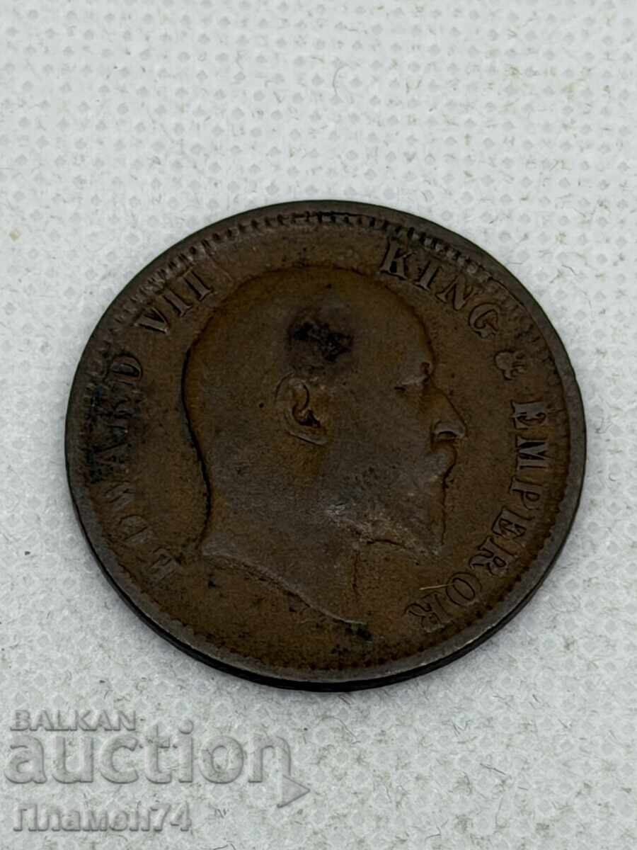 1/4 anna 1906 India - Britanică cu preț € 2.00 | 3.91 BGN
