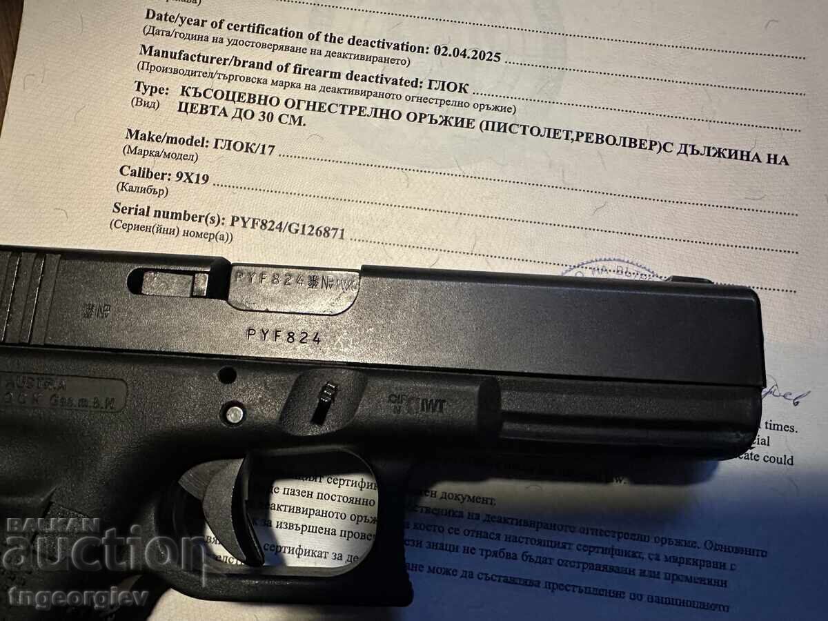 Glock 17 Gen 4 - pistol Glock DEZACTIVAT - 5