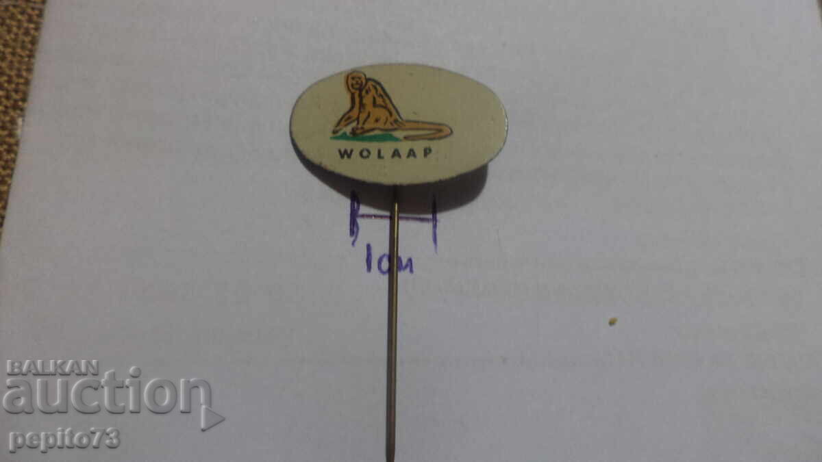 Δημοπρασία Znachka διαφημιστική, Wolaap, μαϊμού κυματιστή