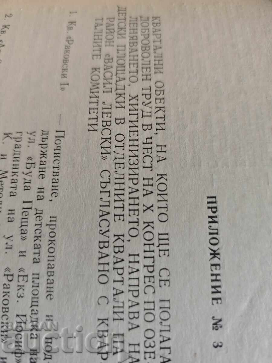 Δημοπρασία Πρόγραμμα προετοιμασίας X συνεδρίου ΒΚΠ περιοχής "Βασίλ Λέφσκι"