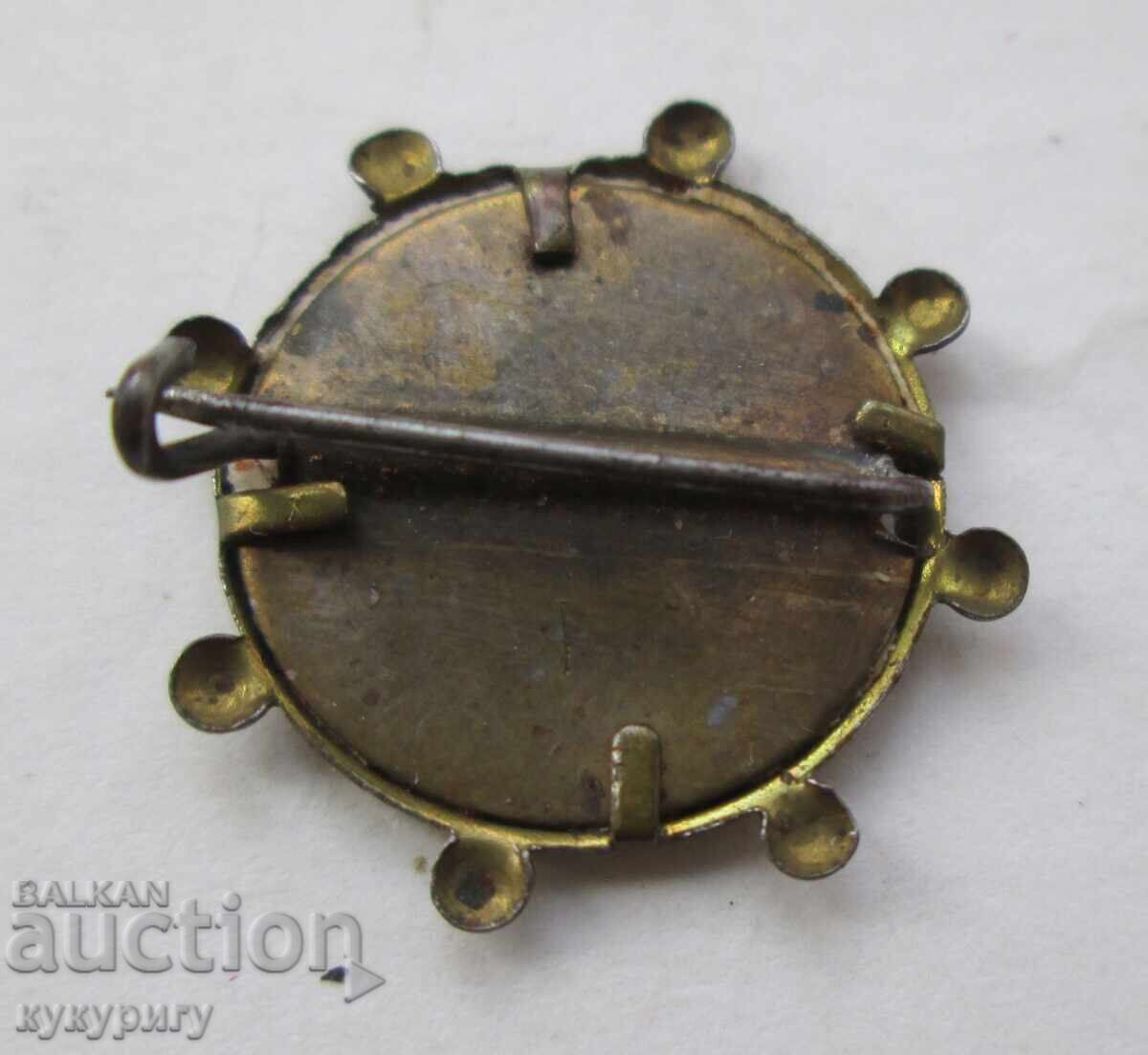 Livrarea Vechi insignă țaristă, semn, icoană Sf. Fecioară Maria cu Pruncul Livrarea Vechi insignă țaristă, semn, icoană Sf. Fecioară Maria cu Pruncul