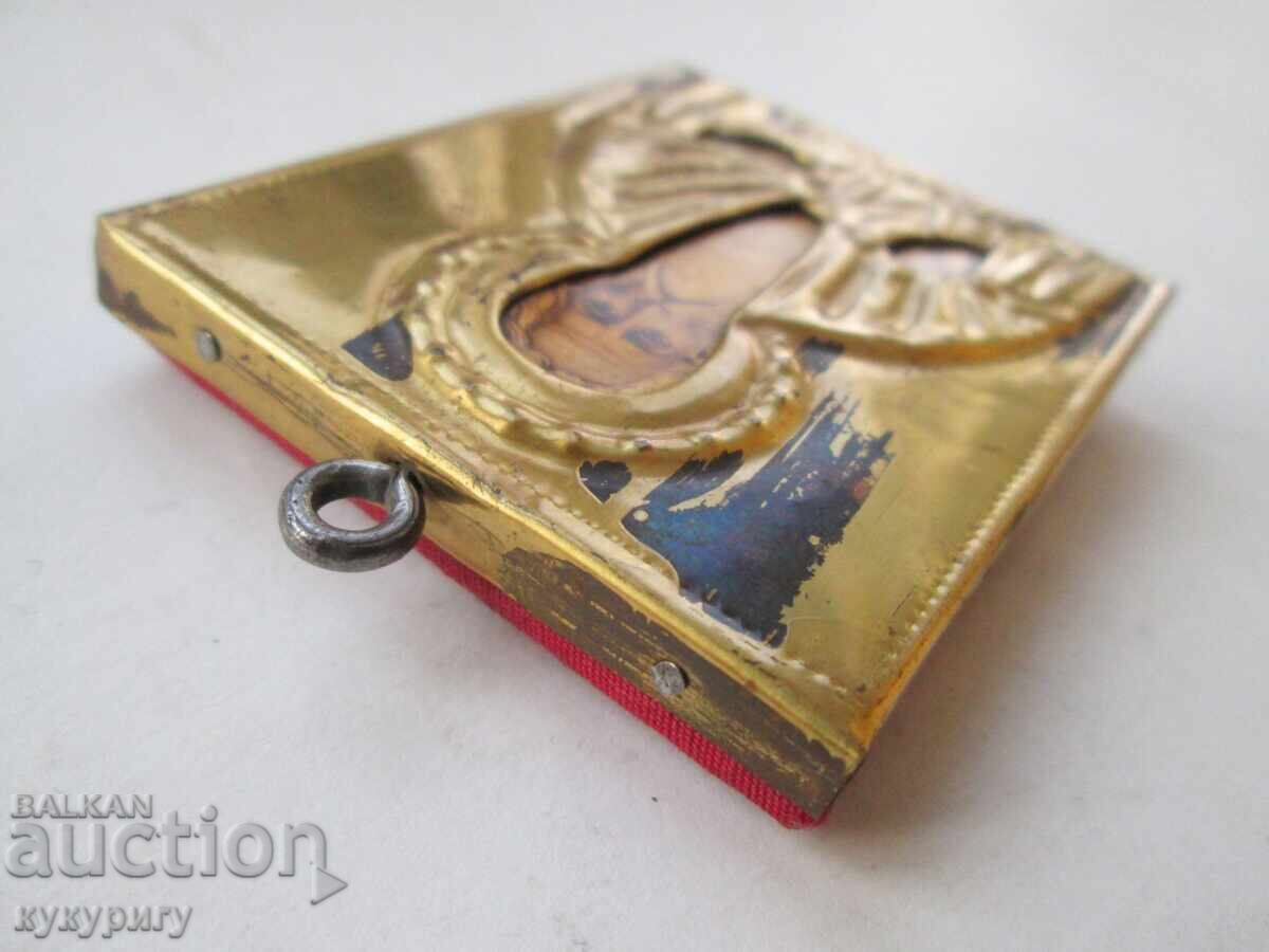 Livrarea Veche icoană țaristă mică cu argintărie Sfântul Ioan de Rila