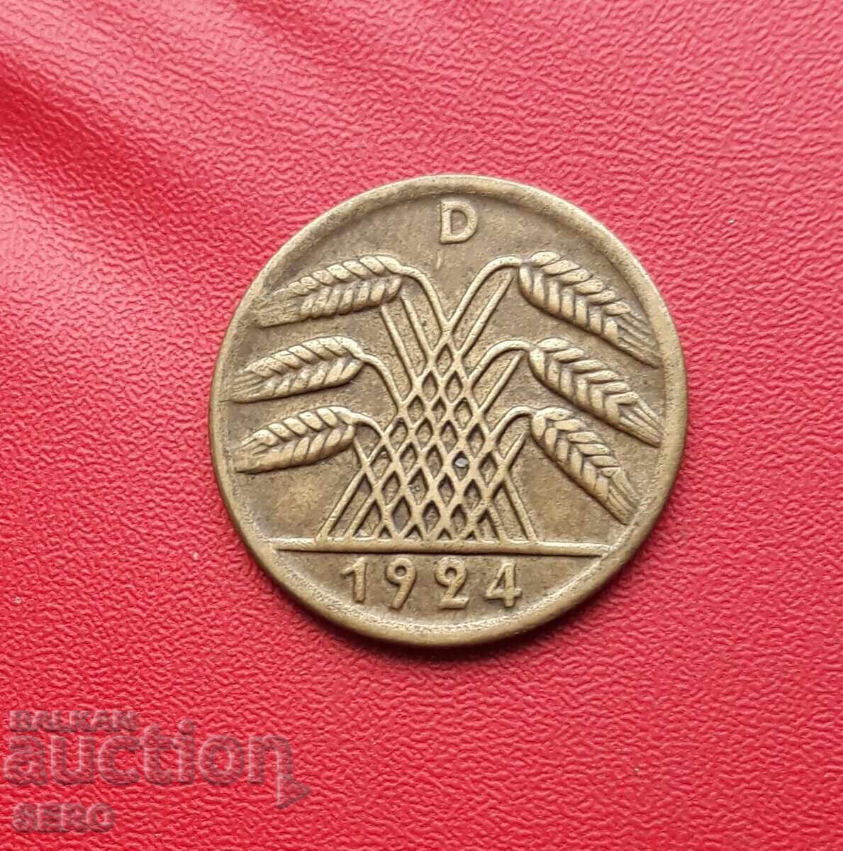 Germania - 50 de Pfennig 1924 D-München cu preț € 6.01 | 11.75 BGN