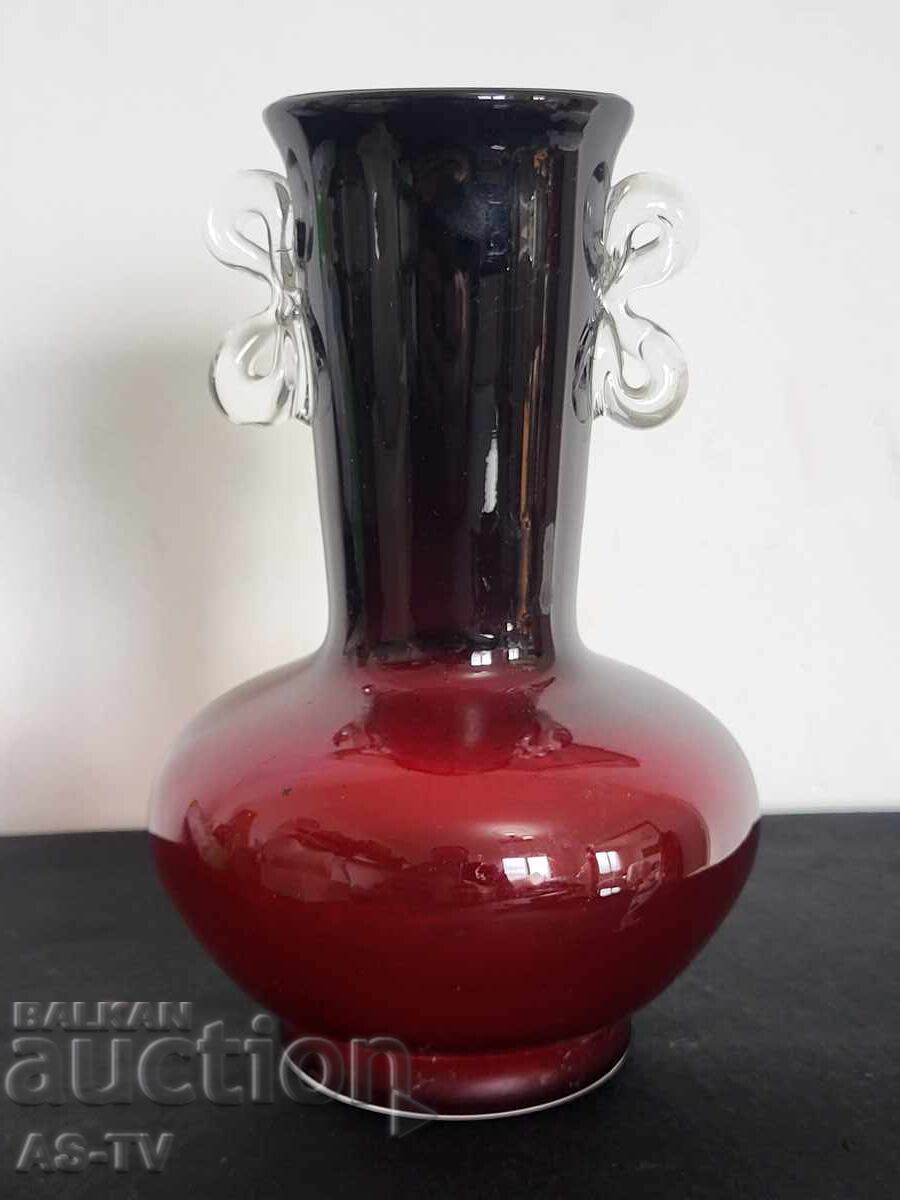 Παράδοση Κόκκινη παλιά κάρτα (visiting card)