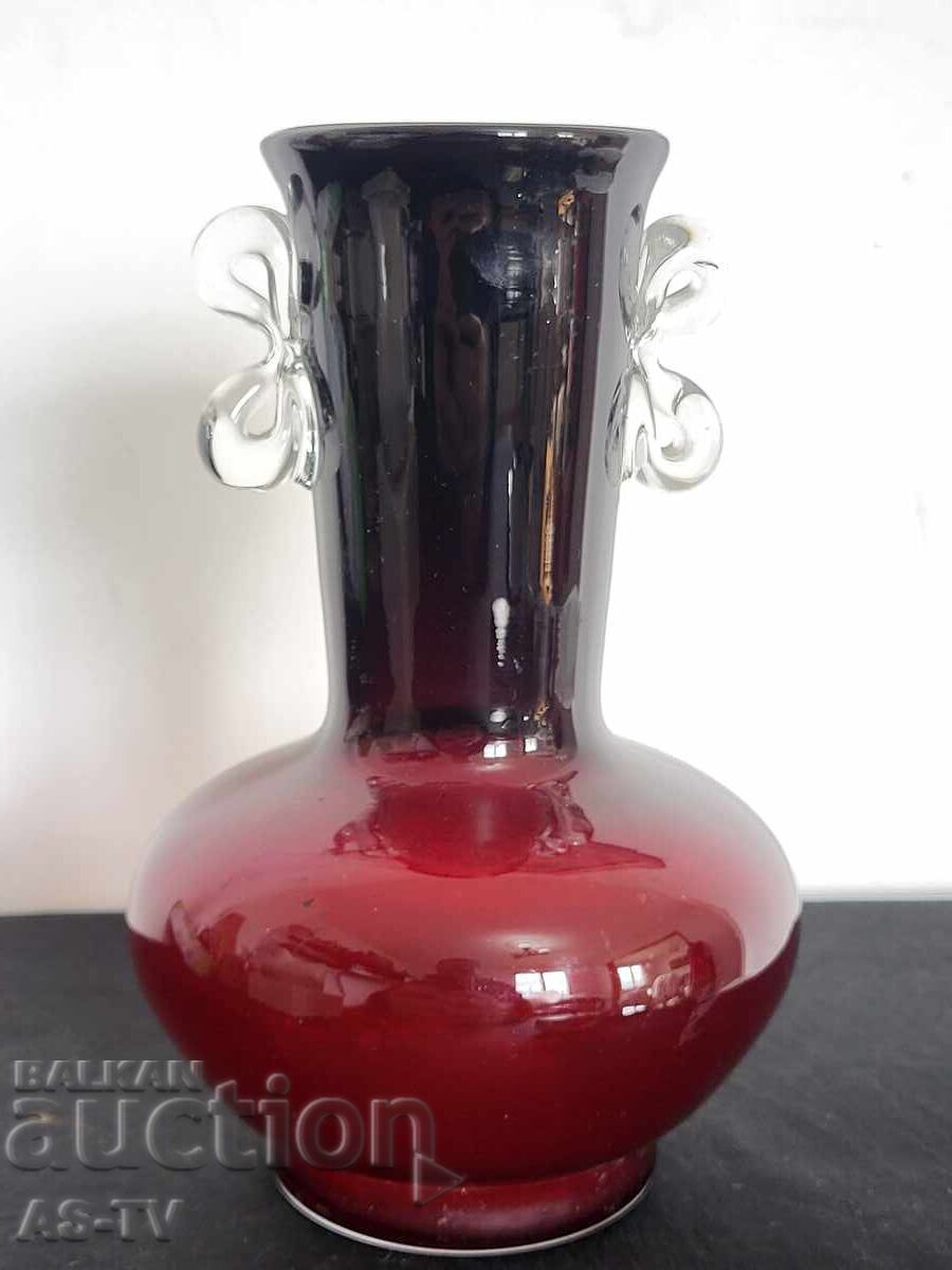 Κόκκινη παλιά κάρτα (visiting card)