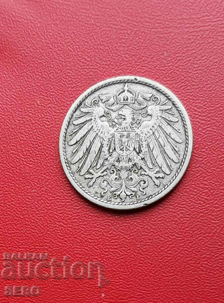 Γερμανία-10 pfennigs 1908 E-Muldenhüten με τιμή € 0.50 | 0.98 BGN