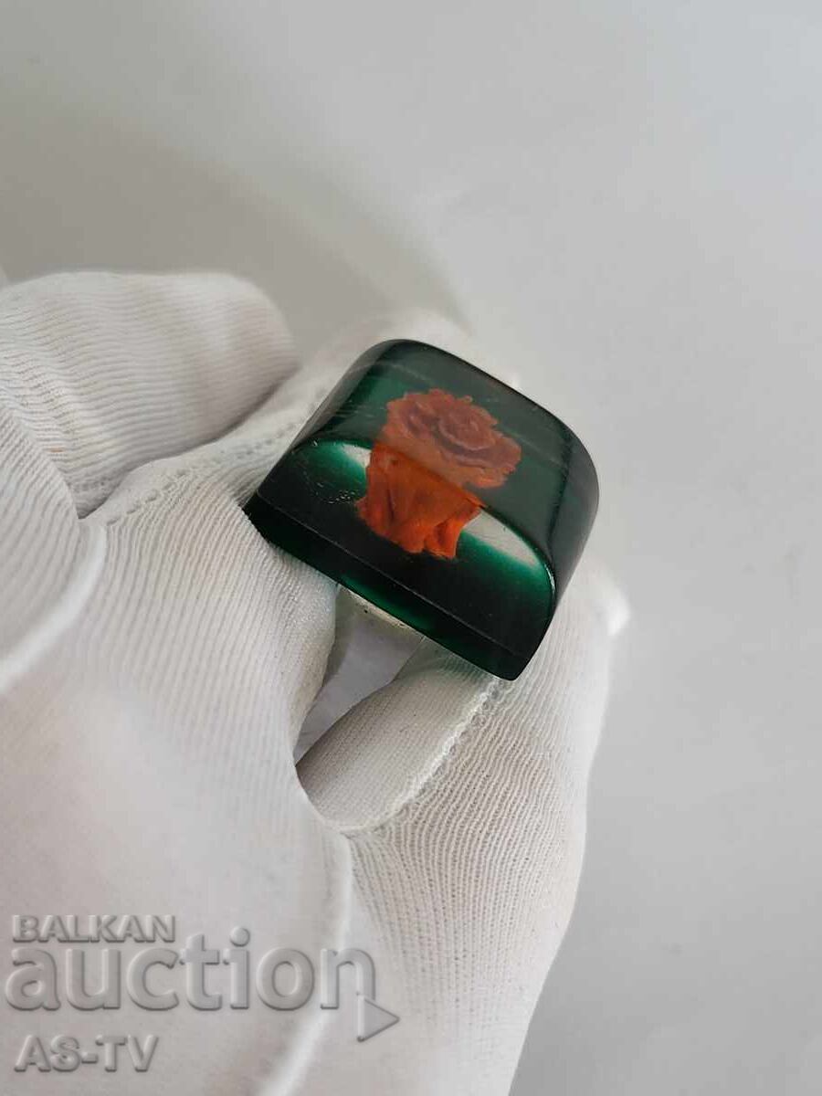 Inel vechi cu trandafir - 5