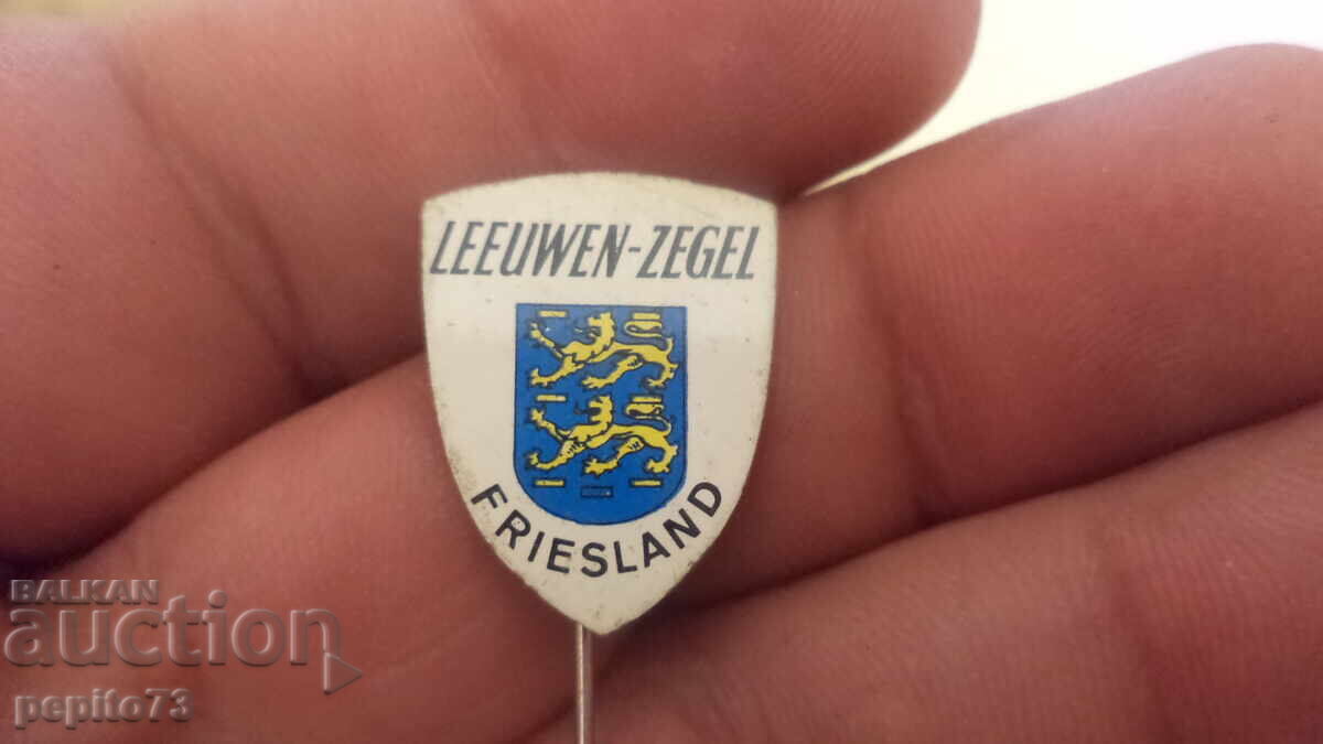 Semn de reclamă, Leeuwen-Zegel, Friesland cu preț € 1.00 | 1.96 BGN
