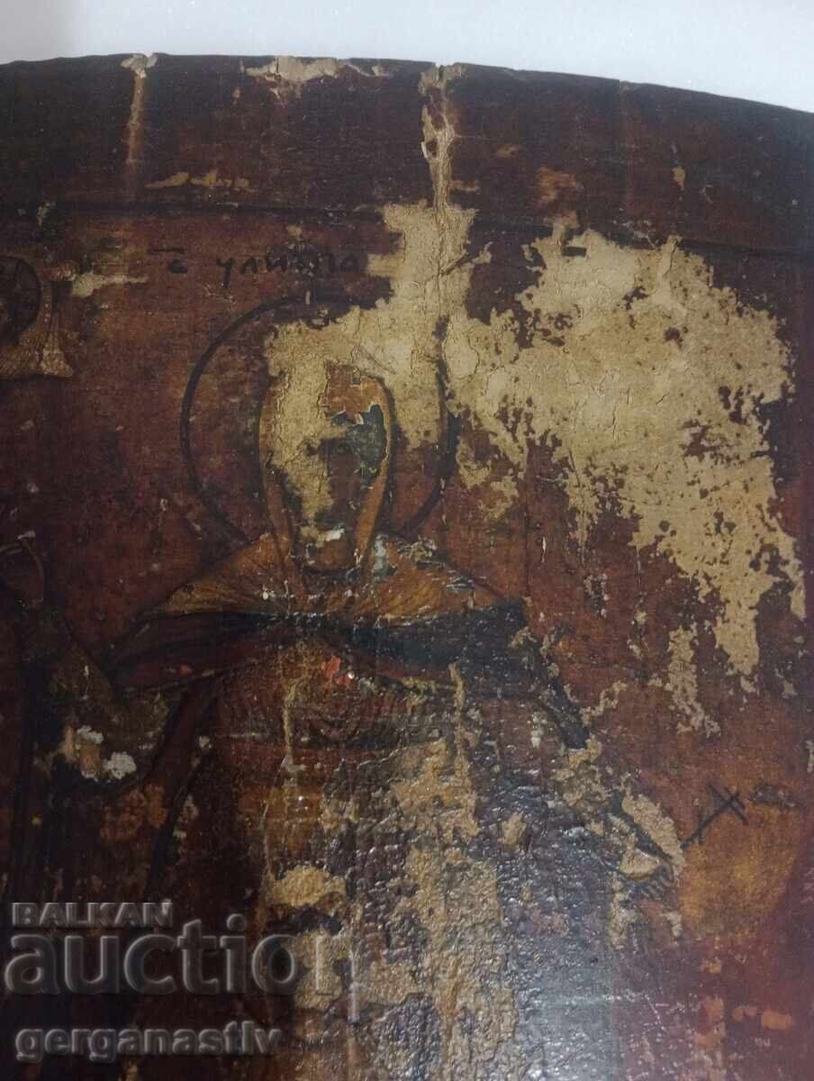 Icoană veche Sfinții Chiric și Iulita - 5