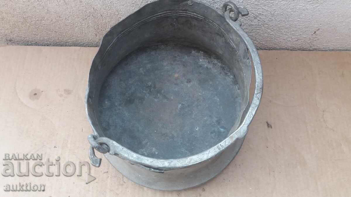 FORGED REVIVAL COPPER BOWL - COPPER - BRASS - TIN-PLATED - 5