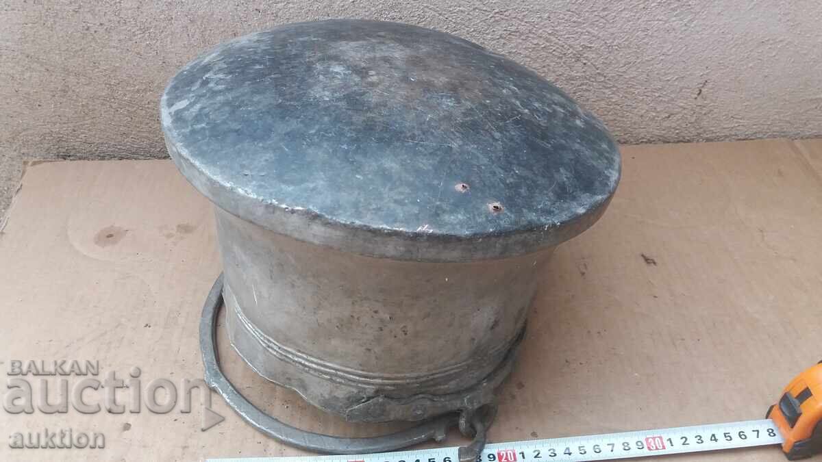 FORGED REVIVAL COPPER BOWL - COPPER - BRASS - TIN-PLATED - 6