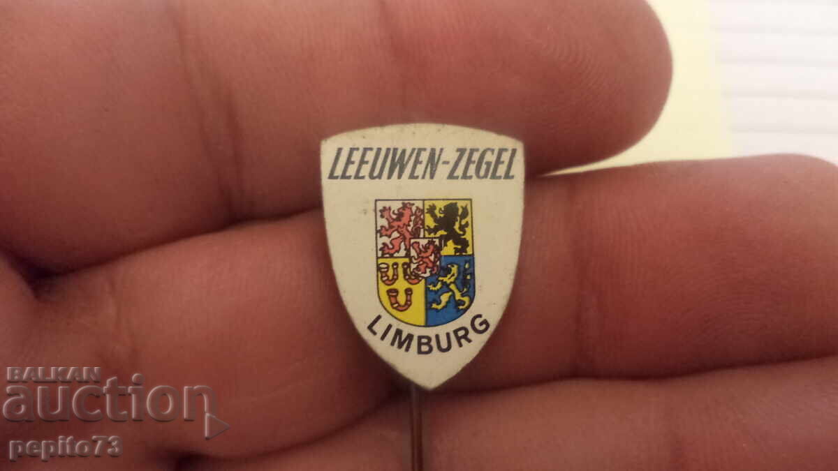 znachka reklamna ,Leeuwen-Zegel, Limburg, cu preț € 1.00 | 1.96 BGN