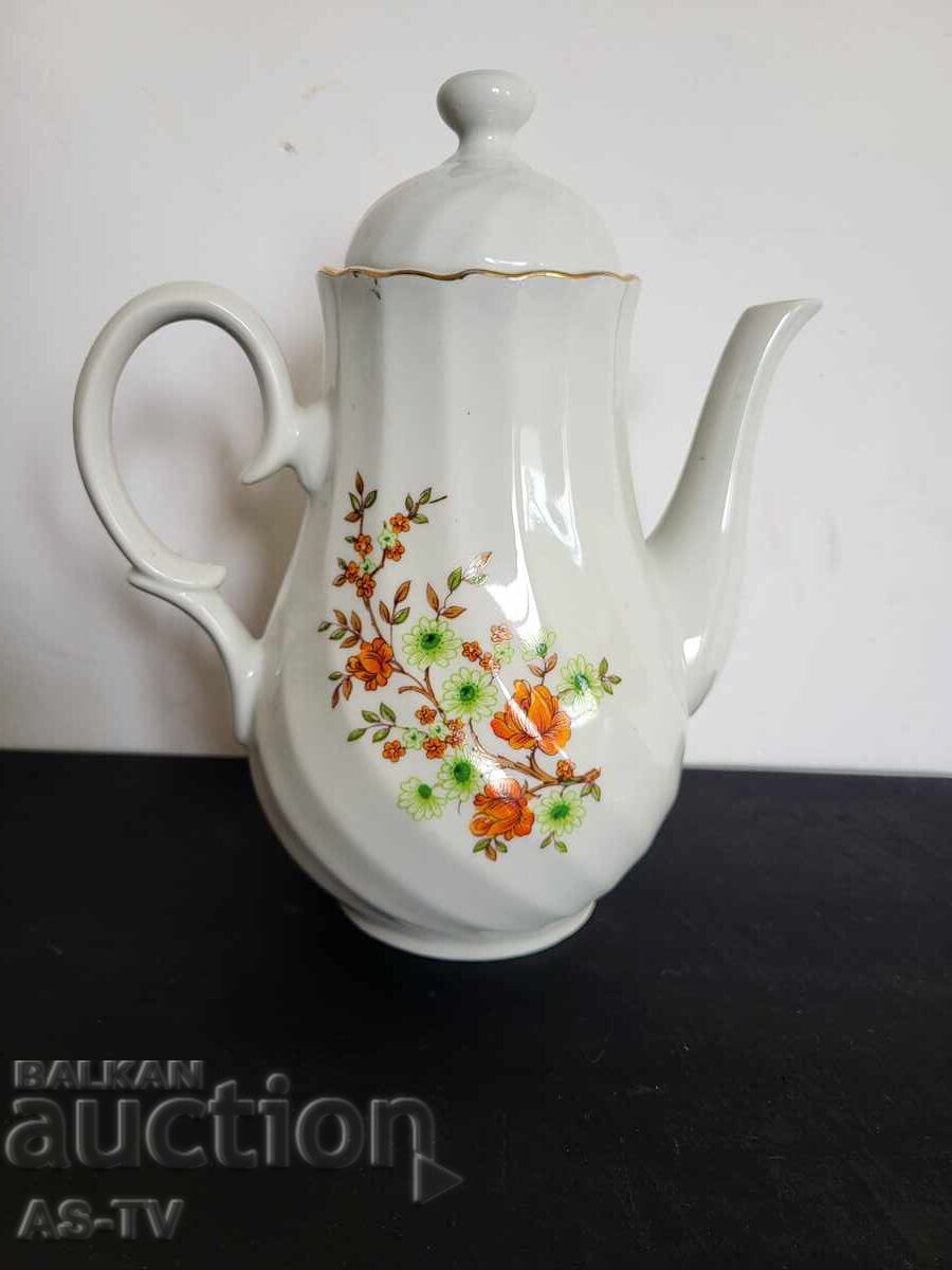 Old porcelain teapot