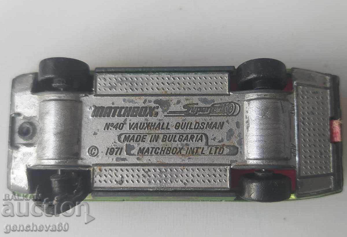 MATCHBOX ΒΟΥΛΓΑΡΙΑ αυτοκινητάκι 1971g. VAUXHALL BUILDS MAN - 7