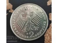 Monedă Germania (Comemorativă) 2 mărci "D" [1990]
